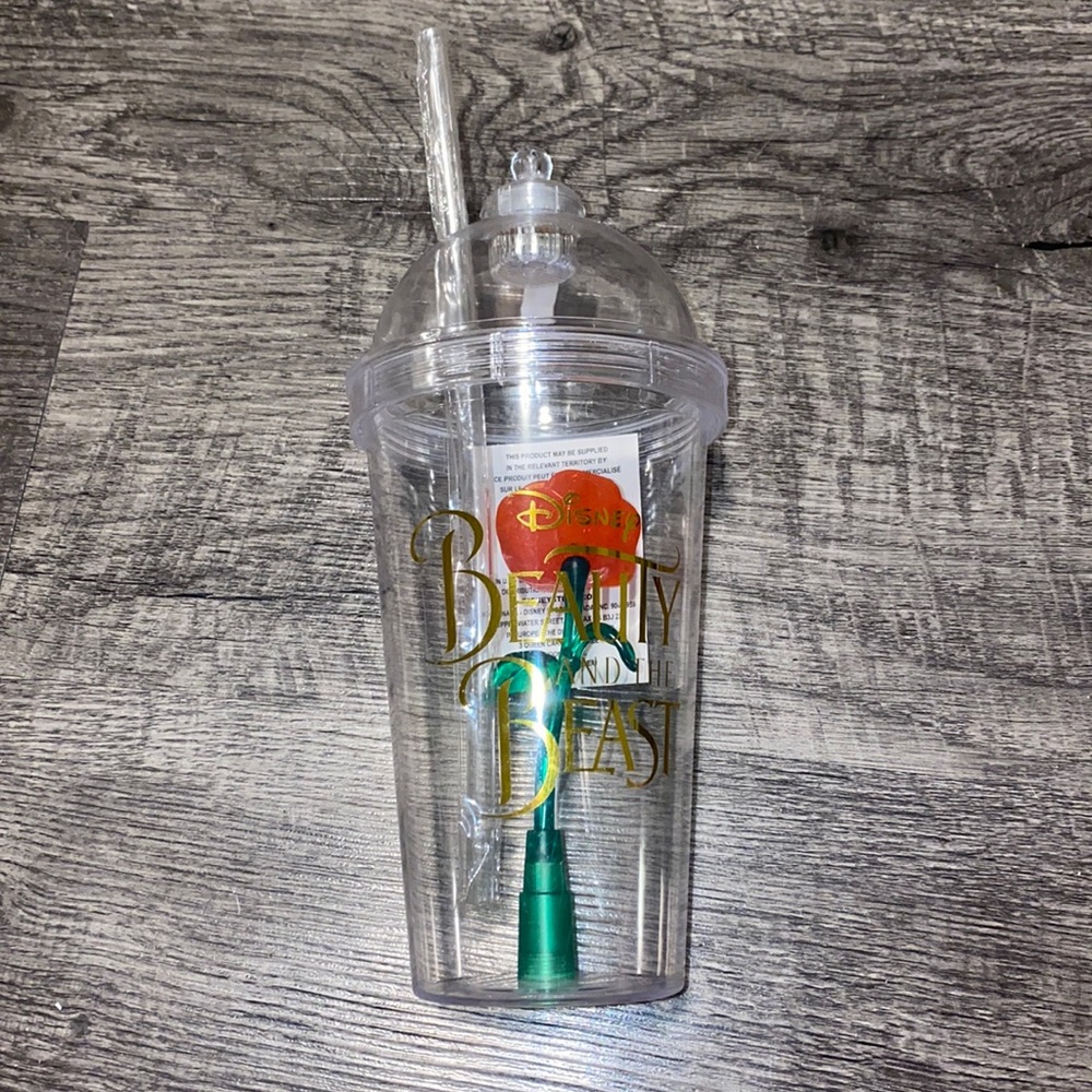 Disney Parks Authentic Beauty & The Beast Rose Cup- New and Unused